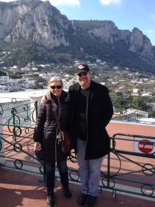 Pam and I in Capri, Italy 